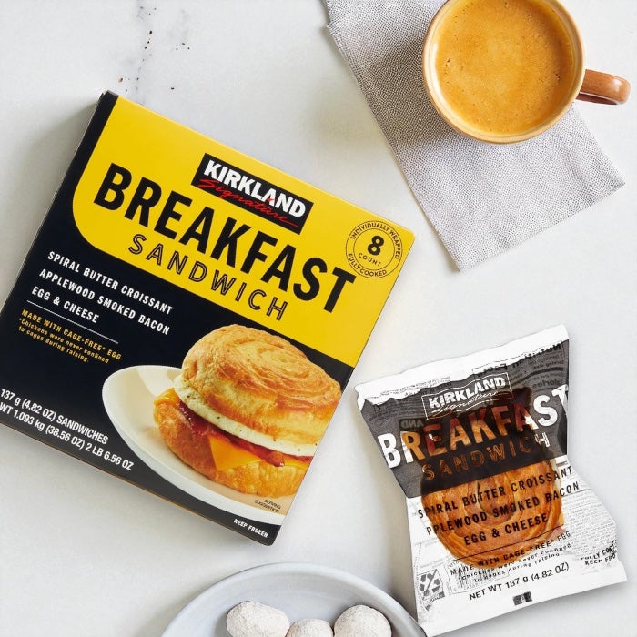 Kirkland Signature Breakfast Sandwich, 4.82 oz, 8-count