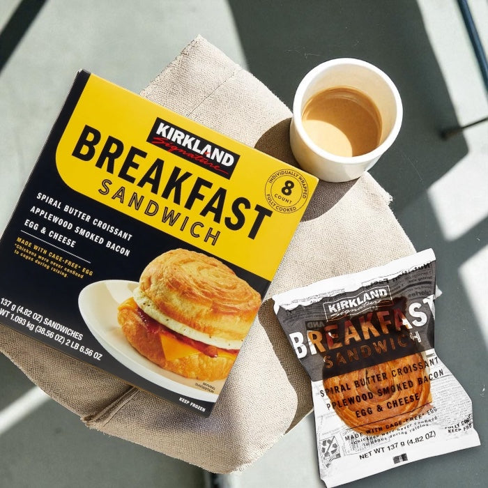 Kirkland Signature Breakfast Sandwich, 4.82 oz, 8-count