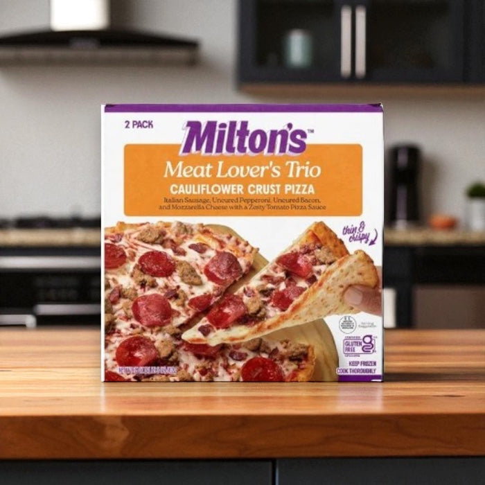 Milton's Meat Lover's Cauliflower Crust Pizza, 17.5 oz, 2-count - 1 pack