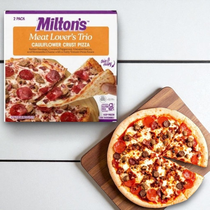 Milton's Meat Lover's Cauliflower Crust Pizza, 17.5 oz, 2-count - 1 pack