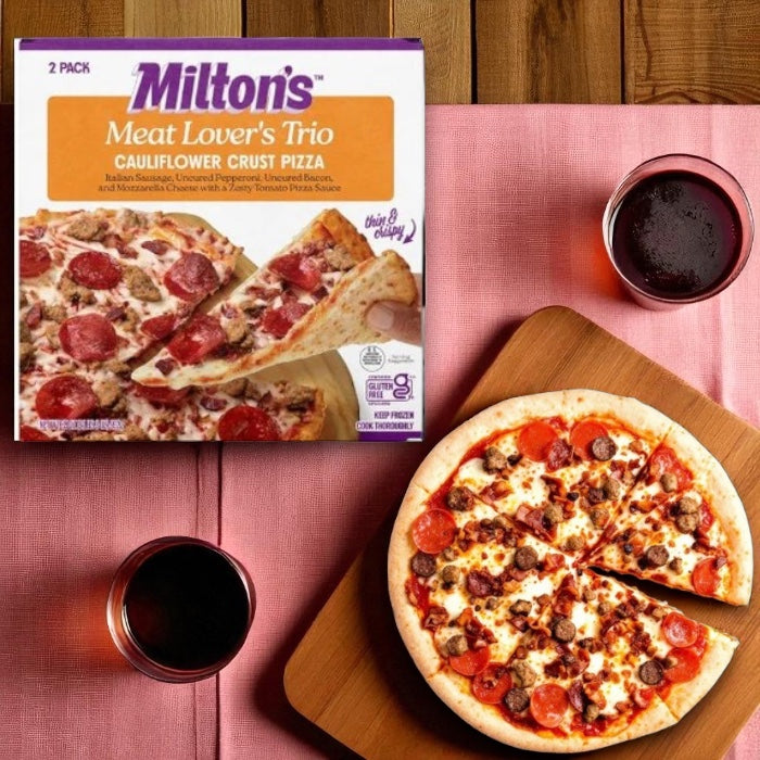 Milton's Meat Lover's Cauliflower Crust Pizza, 17.5 oz, 2-count - 1 pack