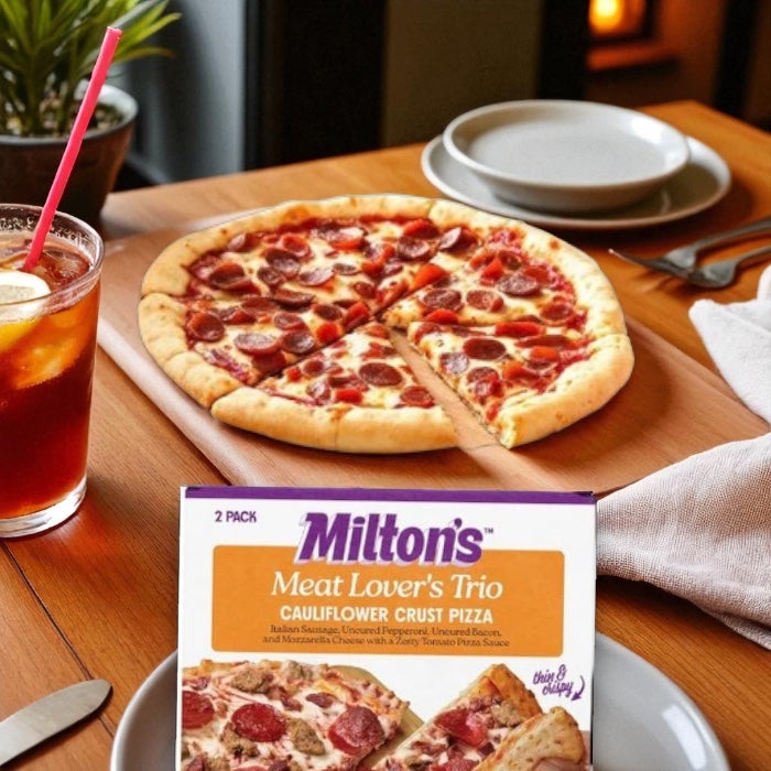 Milton's Meat Lover's Cauliflower Crust Pizza, 17.5 oz, 2-count - 1 pack