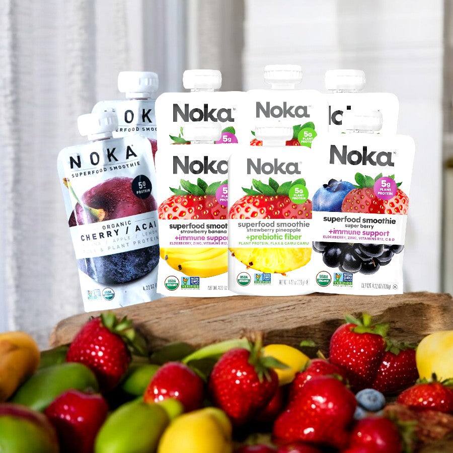 Noka Variety Pack 4 flavors- 2 of each- 8 Total Packs