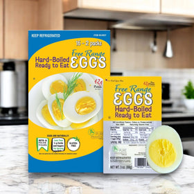 Pure Provisions Hard Boiled Eggs, Free Range | 16 Packs