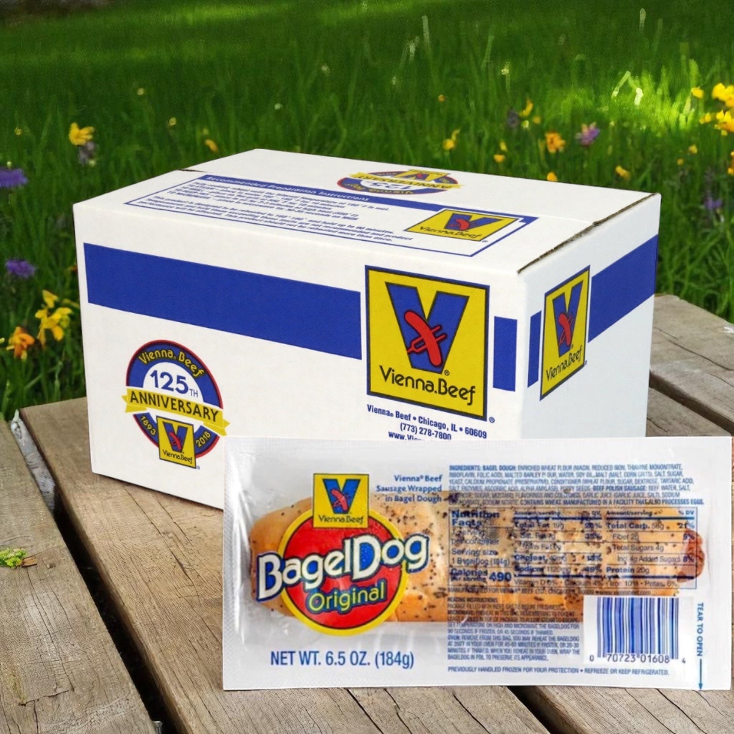 Vienna Beef BagelDog – 6.5 oz. - 24 Total