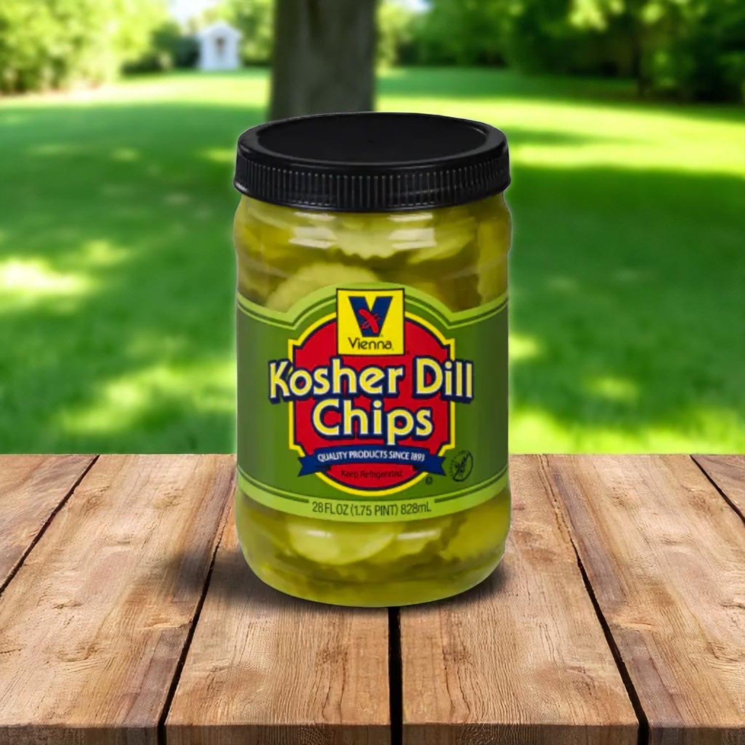 Vienna Kosher Dill Pickle Chips