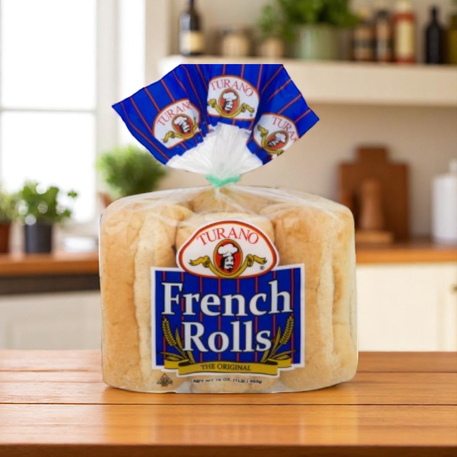 TURANO Baking Company French Rolls- 6 Count-2.7 Oz- 3 Cases