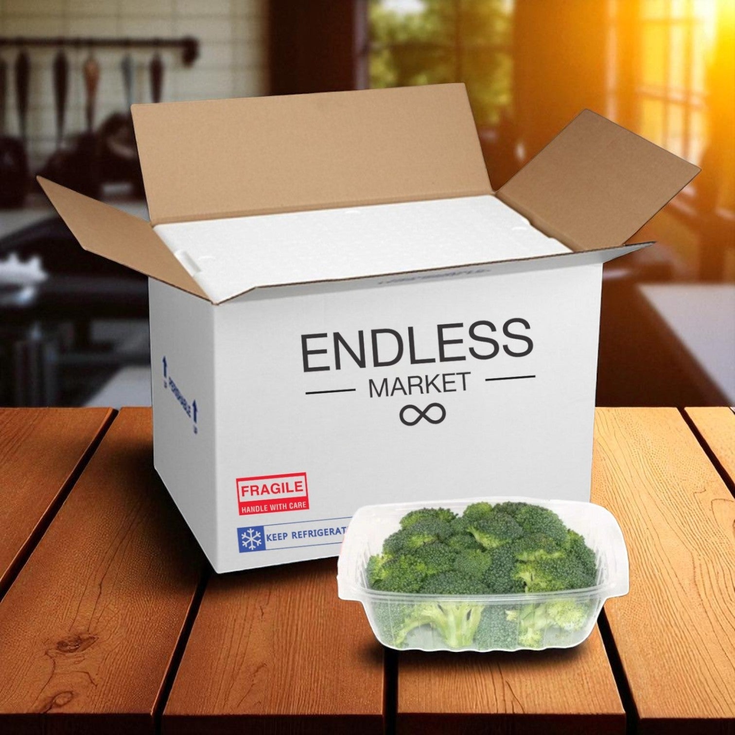 Broccoli Buds,  2.5 oz. - 100 Pack - Made to Order! 7 Days Shelf Life When You Receive