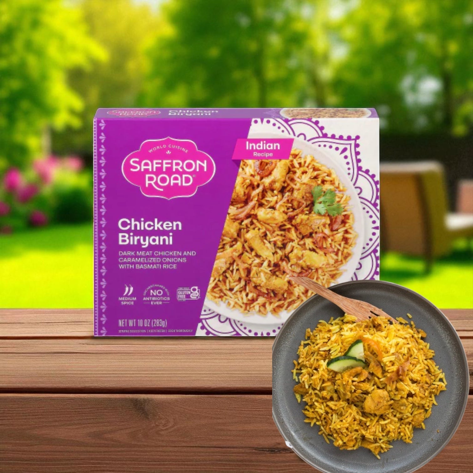 Saffron Road® Chicken Biryani with Basmati Rice Gluten-Free Frozen Dinner