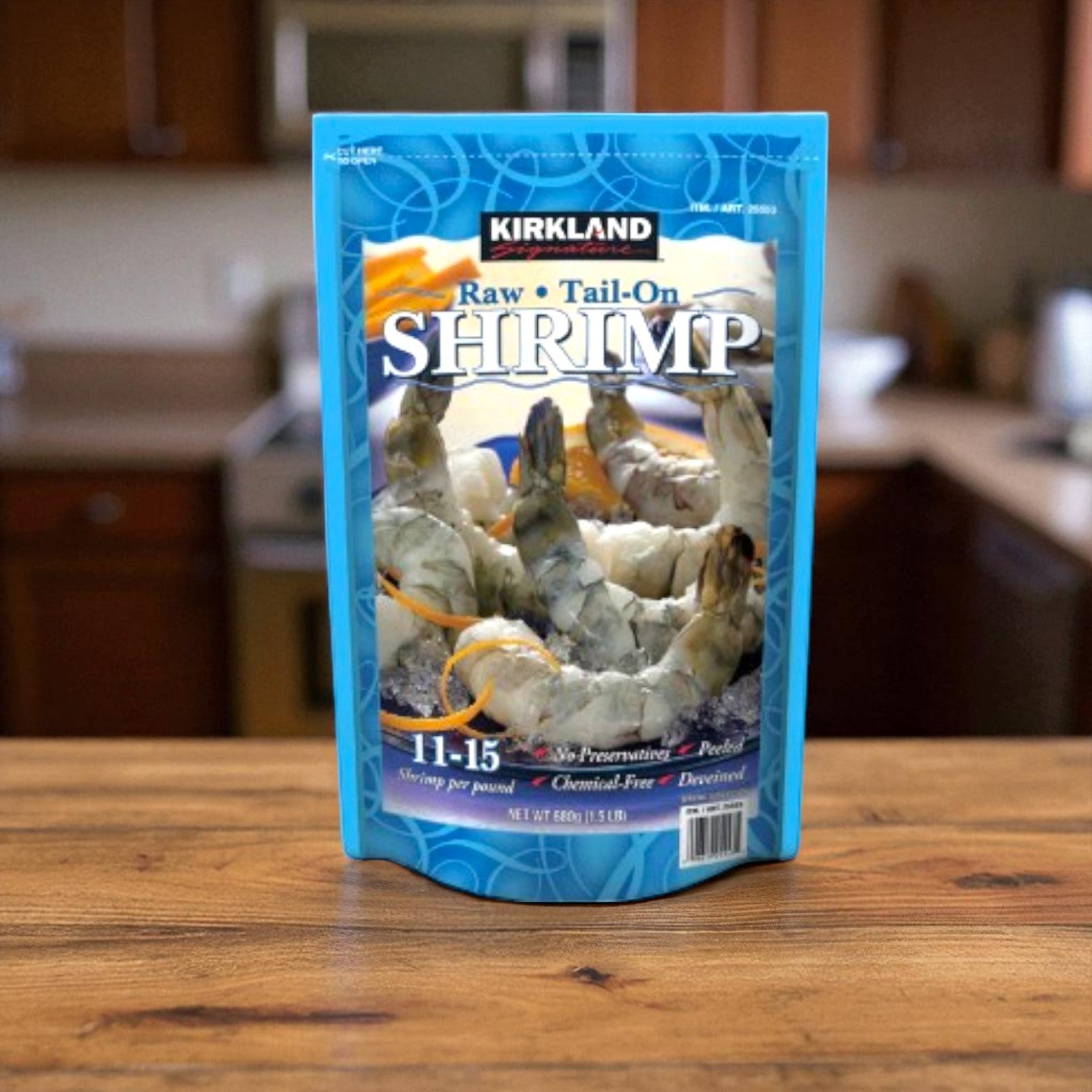 Kirkland Signature Raw Shrimp-1.5 Ibs- 1 Bag