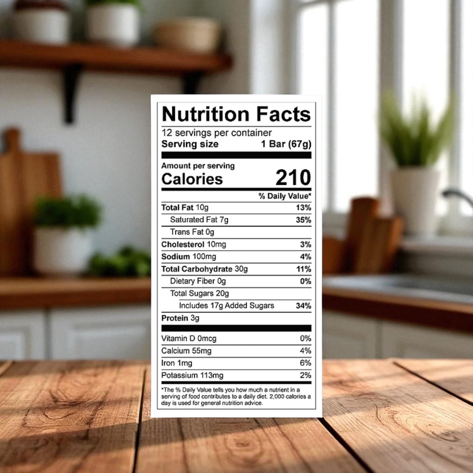 The FatBoy Smores Sandwich Bars (12 Count) nutrition label shows serving size, calories, fats, cholesterol, sodium, carbs, sugars, protein, vitamins, calcium, iron, and potassium.