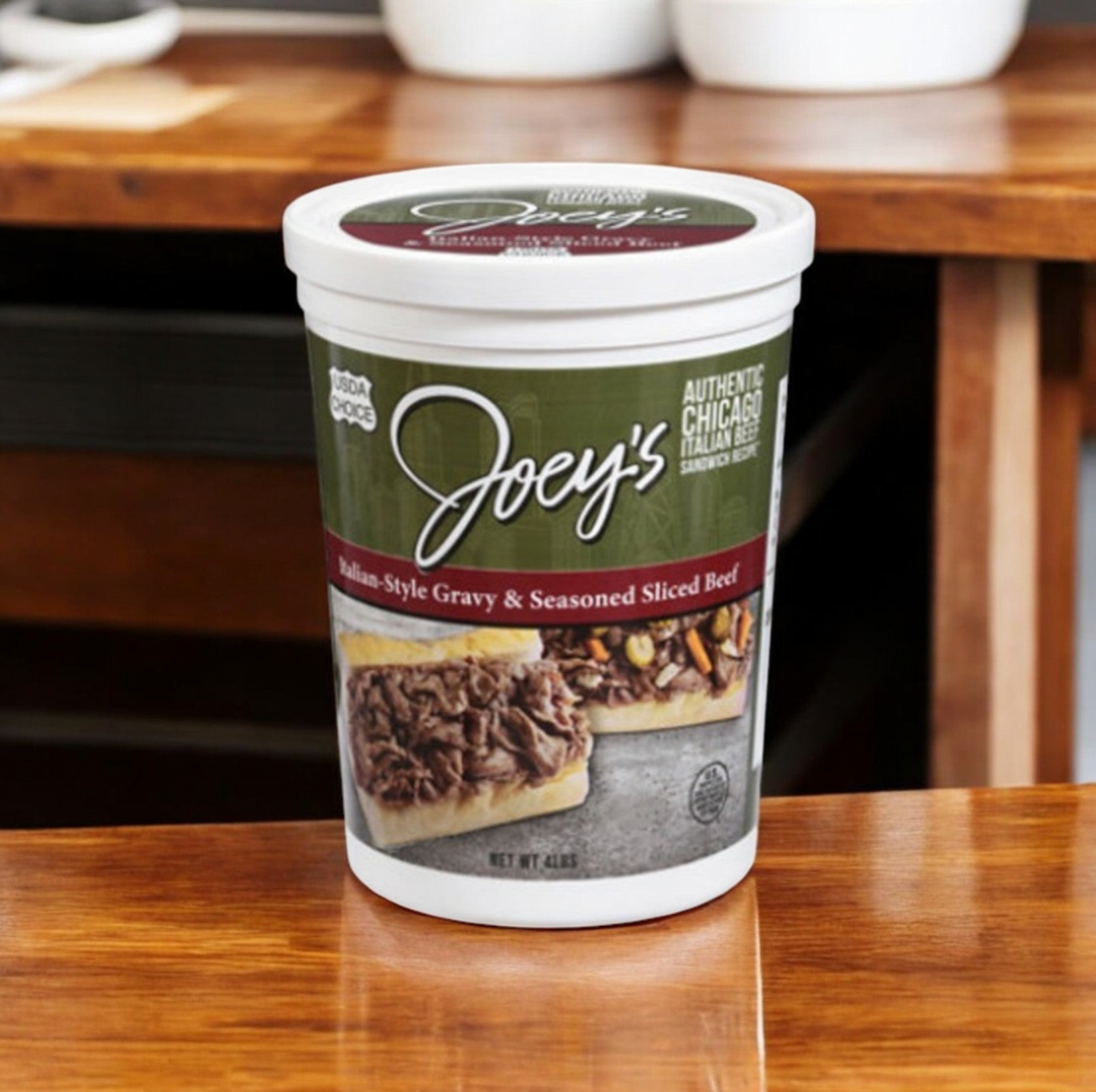 Joey’s Italian-Style Sliced Beef with Gravy & Turano® French Rolls Combo