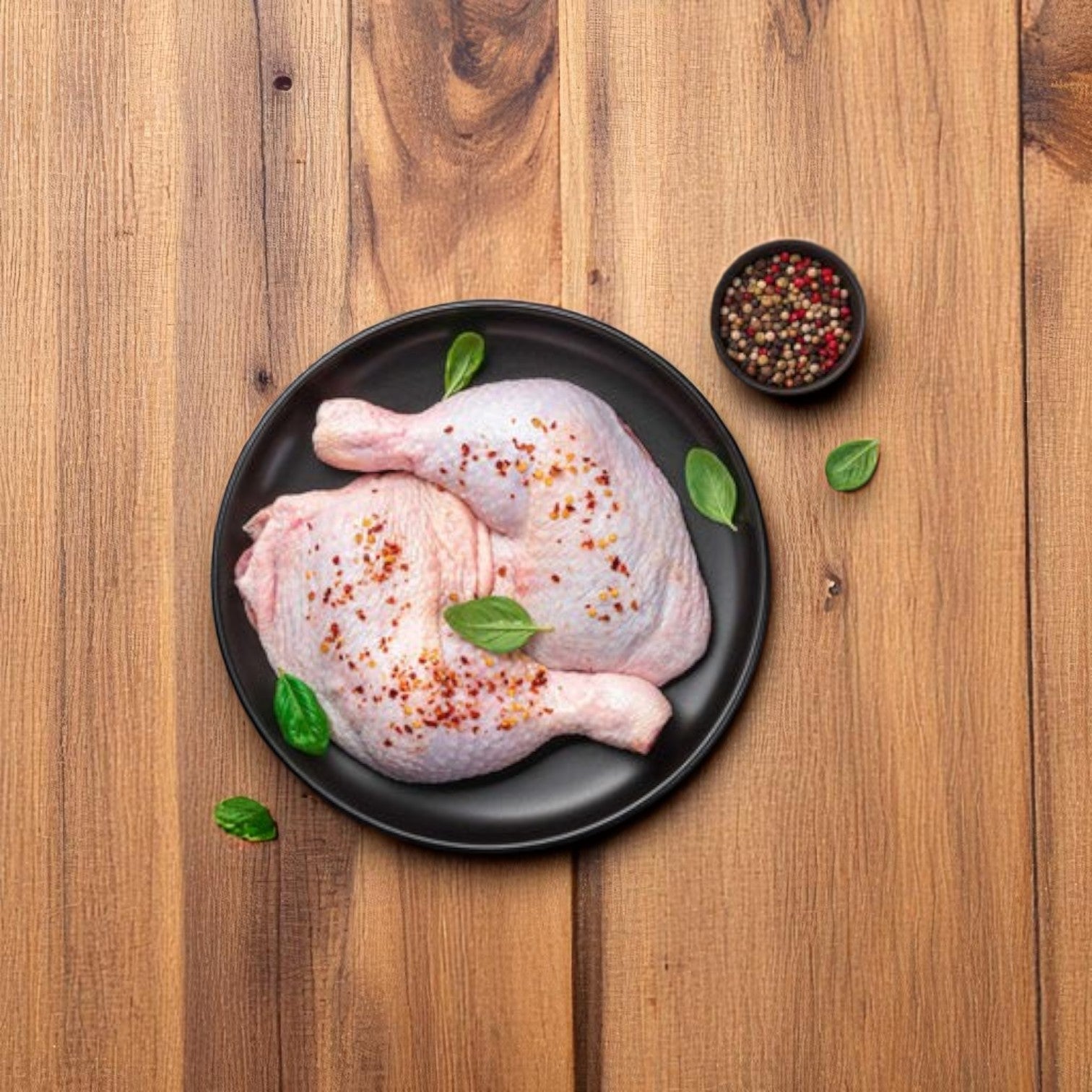 Case Sale Halal Chicken Leg Quarters- 40 lbs. avg