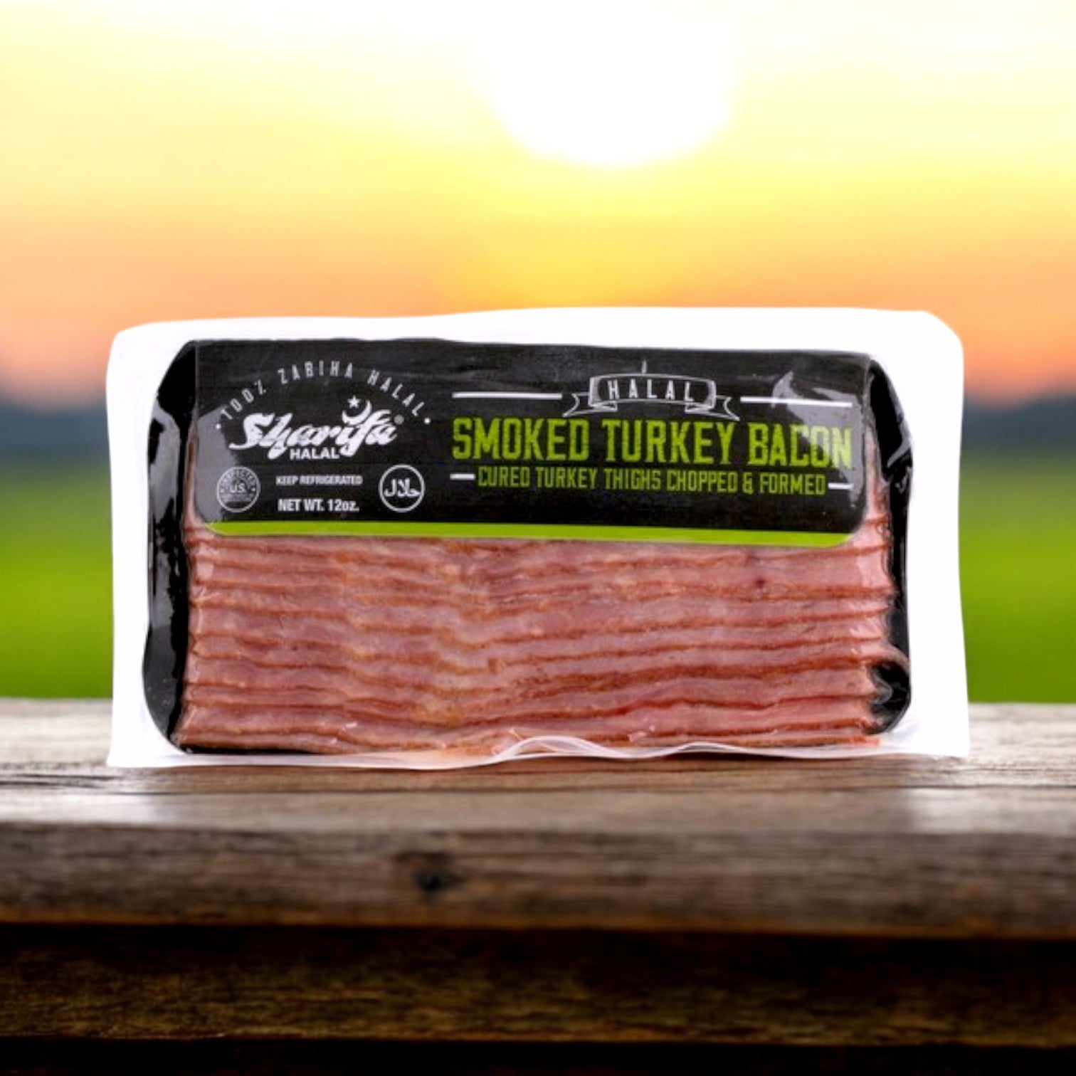 Sharifa Turkey Bacon – 36  oz.
