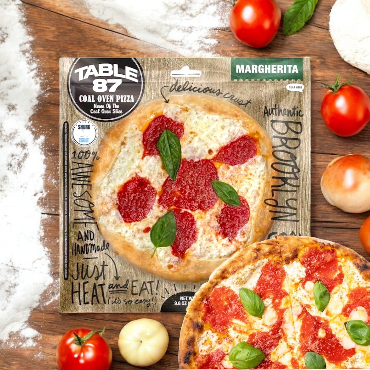 Table 87 Coal Oven Margherita Pizza, 9.6 oz