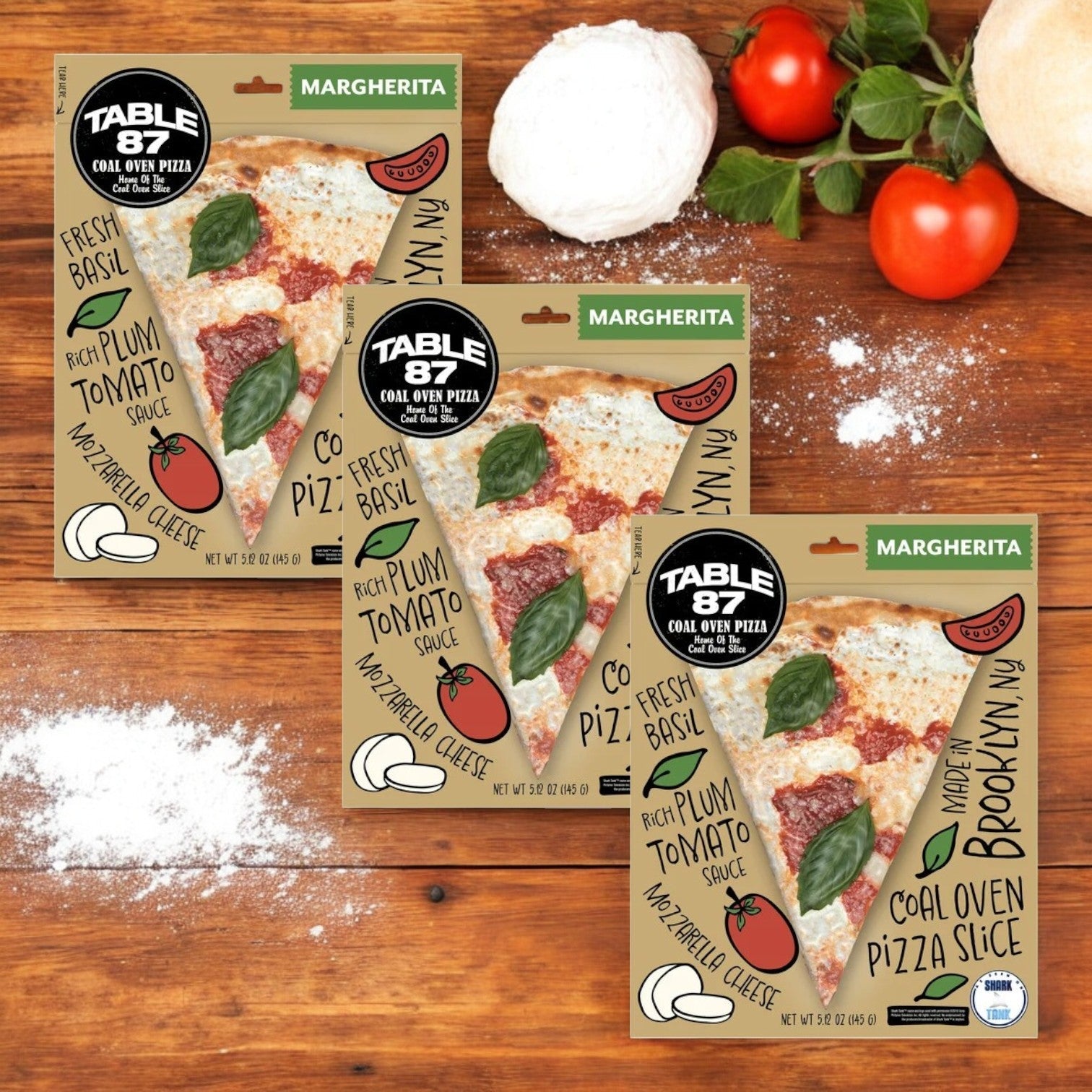 Table 87 Margherita Coal Oven Pizza, 5.12 oz - 3 Count