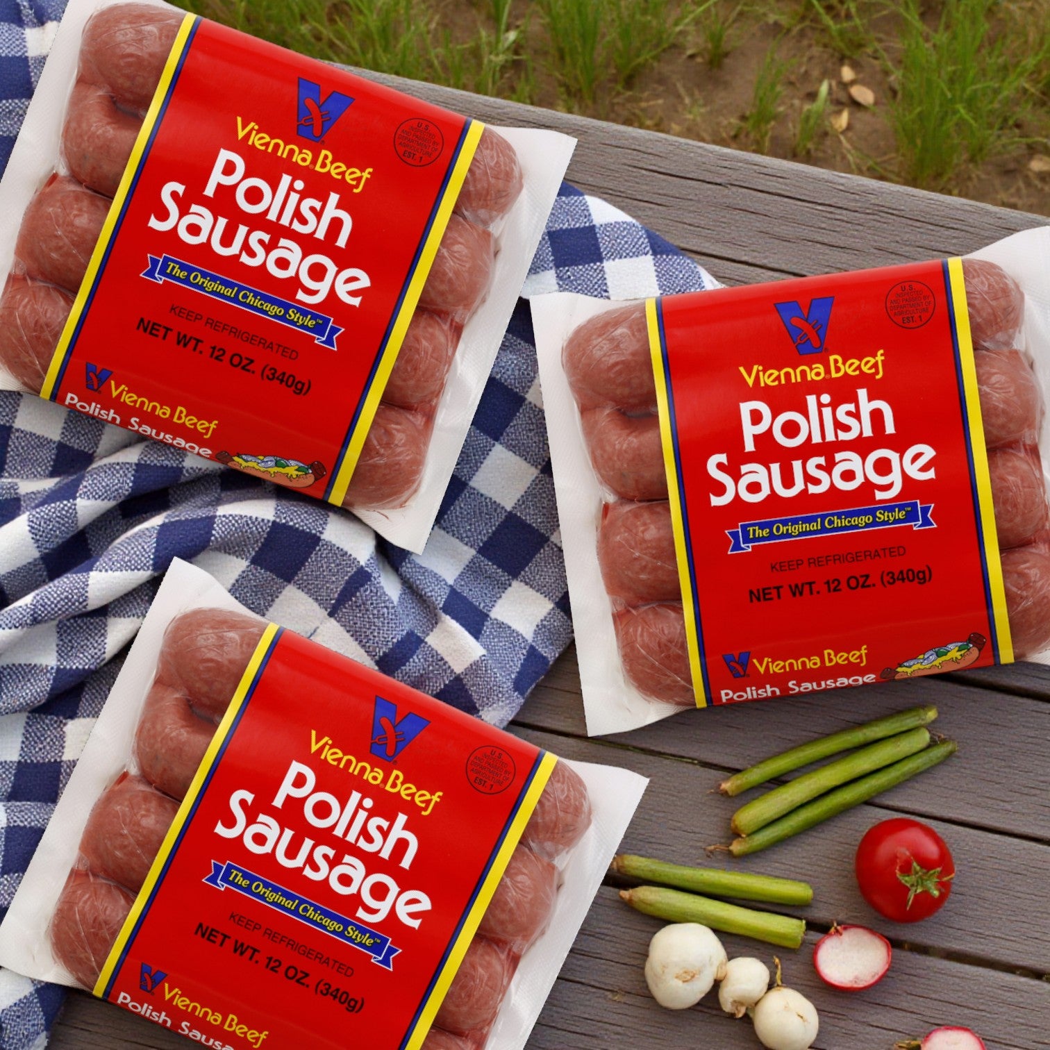 Vienna Beef Polish Sausage-12 oz- 3 Count