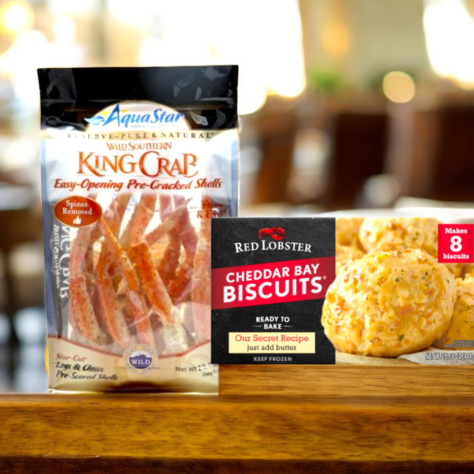 Aqua Star King Crabs & Cheddar Bay Biscuits Combo