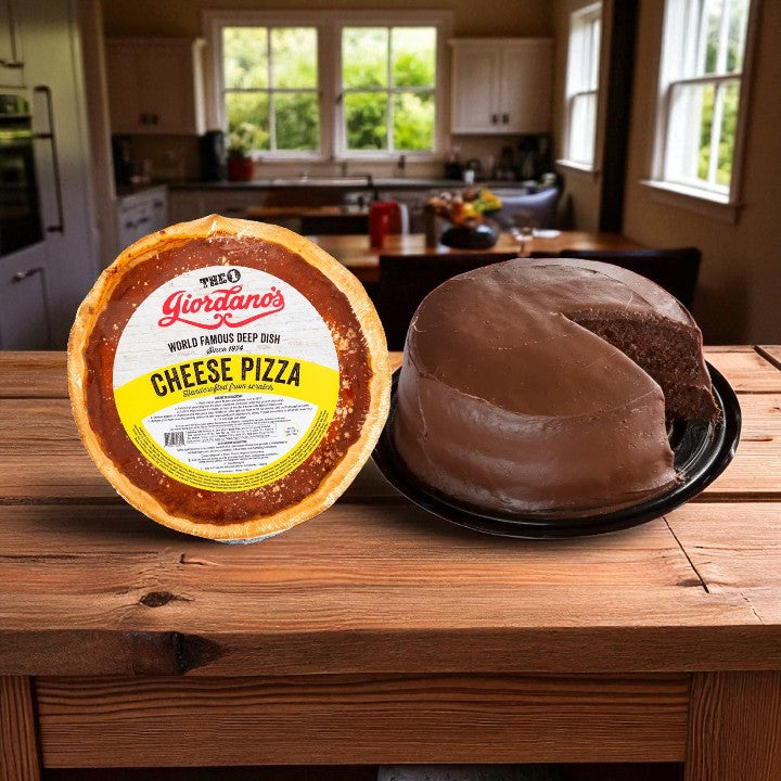 Chicago Classics Combo – Giordano’s Deep Dish Pizza & Portillo’s Famous