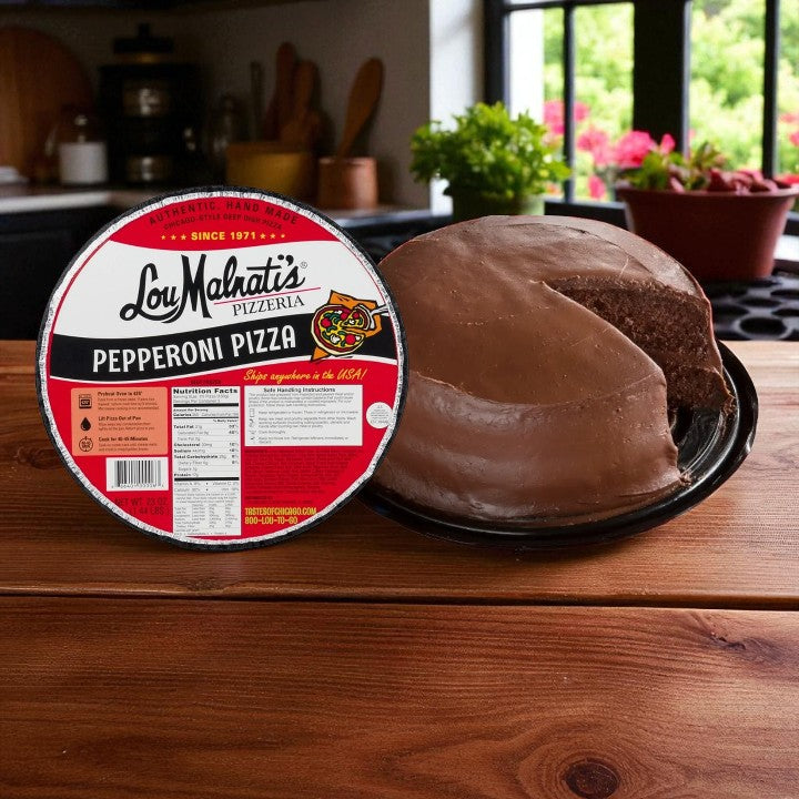 Chicago Legends Combo – Lou Malnati’s Deep Dish Pizza & Portillo’s Famous Chocolate Cake