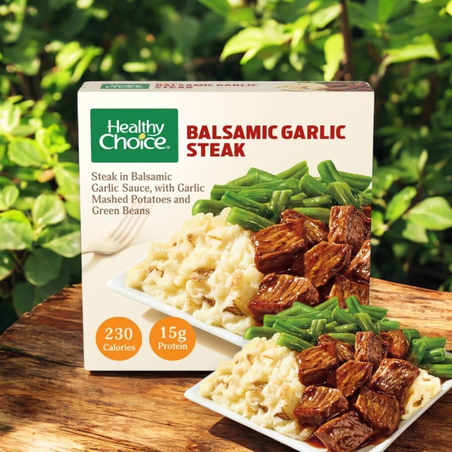 Healthy Choice Balsamic Garlic Steak, Frozen Meal – 11 oz