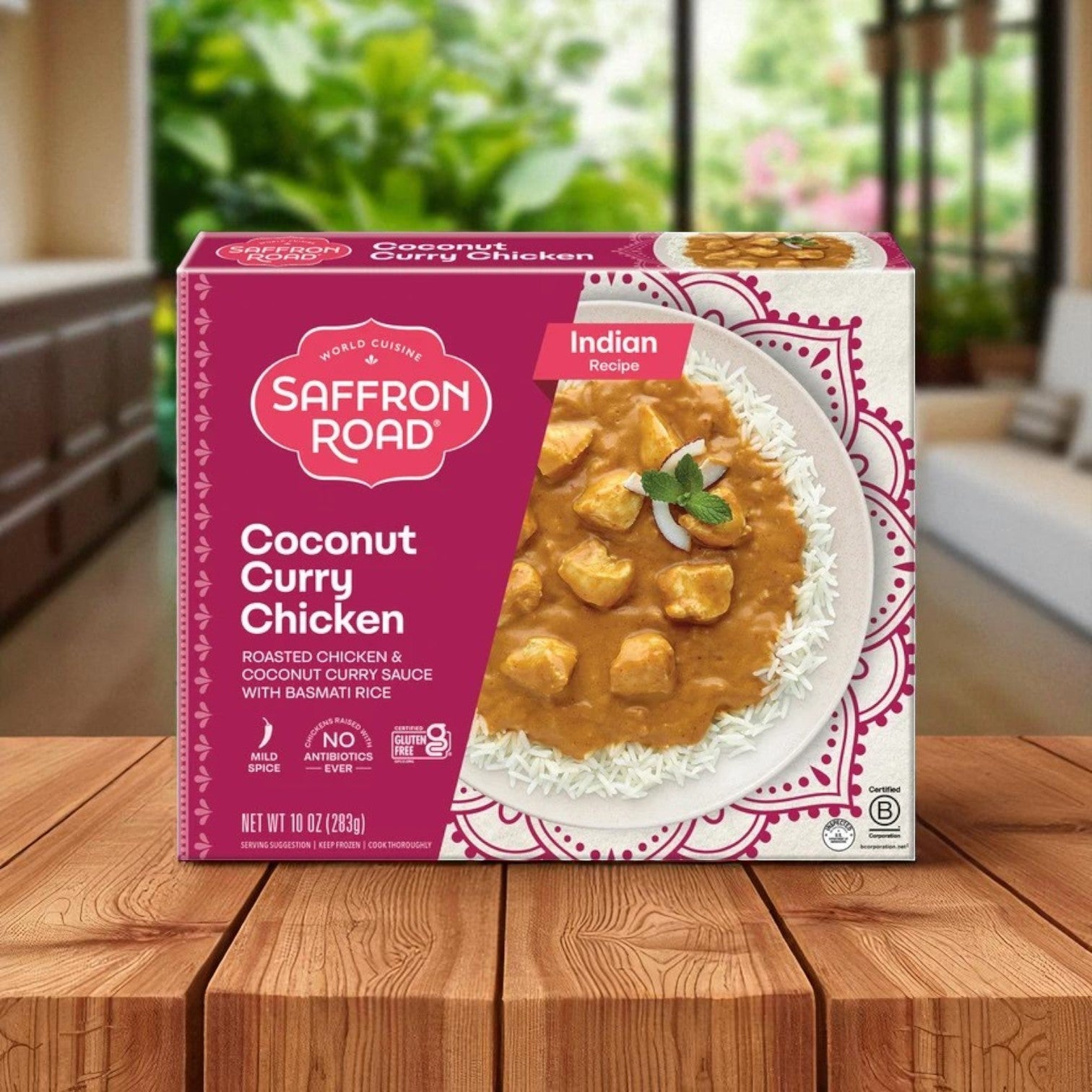 Saffron Road Frozen Dinner 5-Pack Combo – Indian & Asian-Inspired Meals (Gluten-Free)