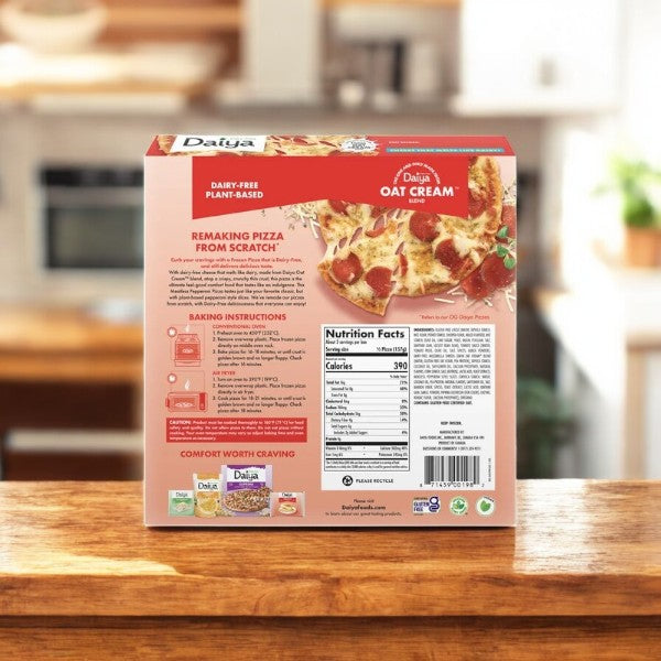 Daiya Dairy Free Gluten Free Meatless Pepperoni Pizza, 16.7 oz. - 3 Packs