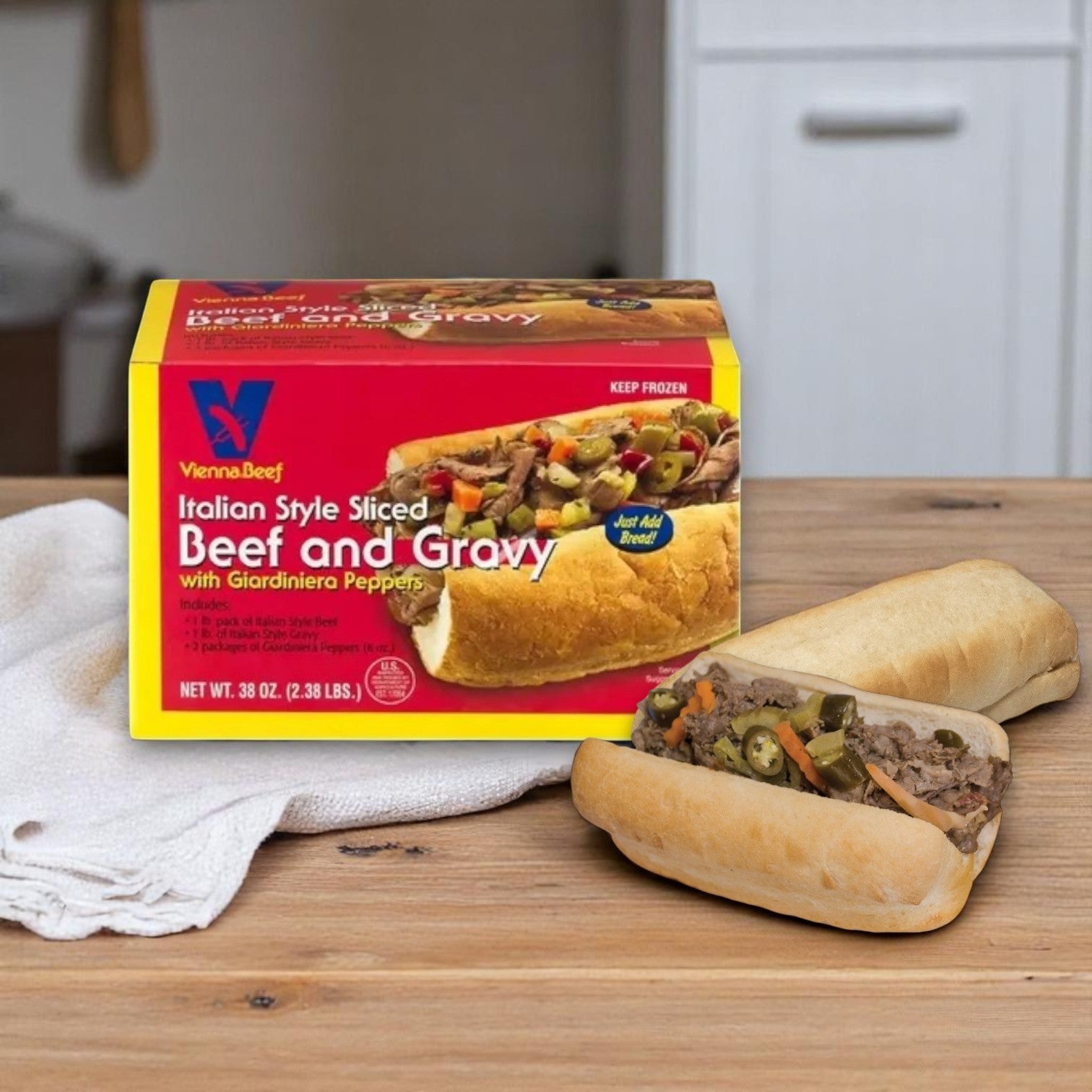 Vienna Beef Italian Beef Kit – Serves 4