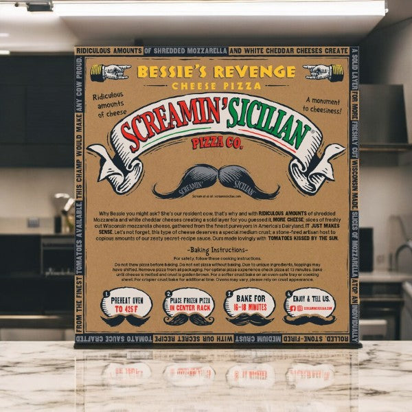 Screamin' Sicilian Pizza, Cheese,- 3 Count