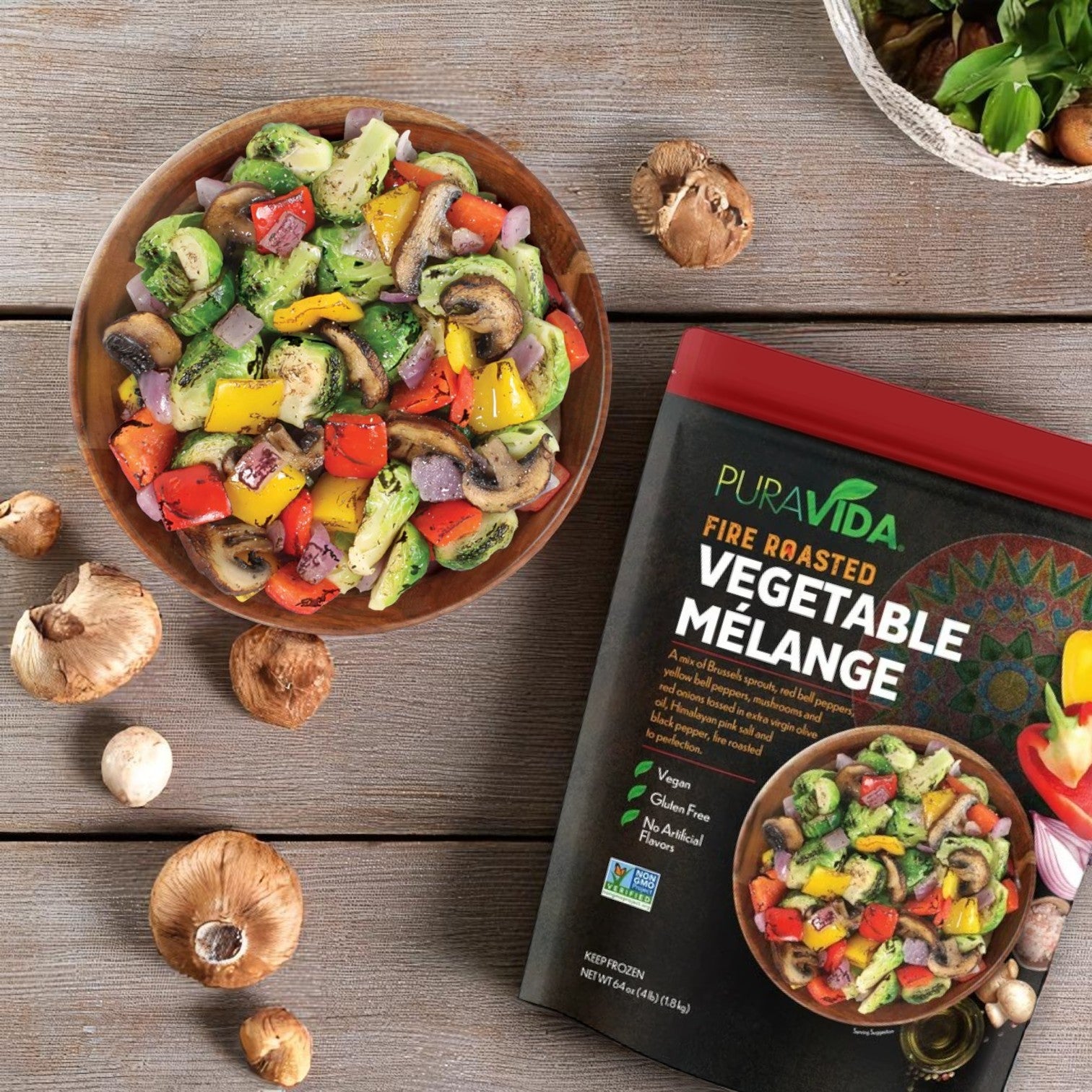 PuraVida Fire-Roasted Vegetable Mélange – 3 Pack (64 oz Each)