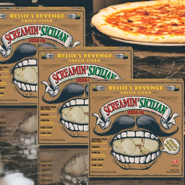 Screamin' Sicilian Pizza, Cheese,- 3 Count