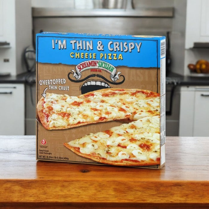 Screamin' Sicilian Pizza, I'm Thin & Crispy, Cheese Pizza- 1 Count