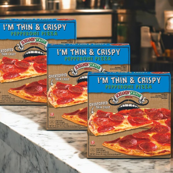 Screamin' Sicilian Pizza, Pepperoni, I'm Thin & Crispy- 3 Count