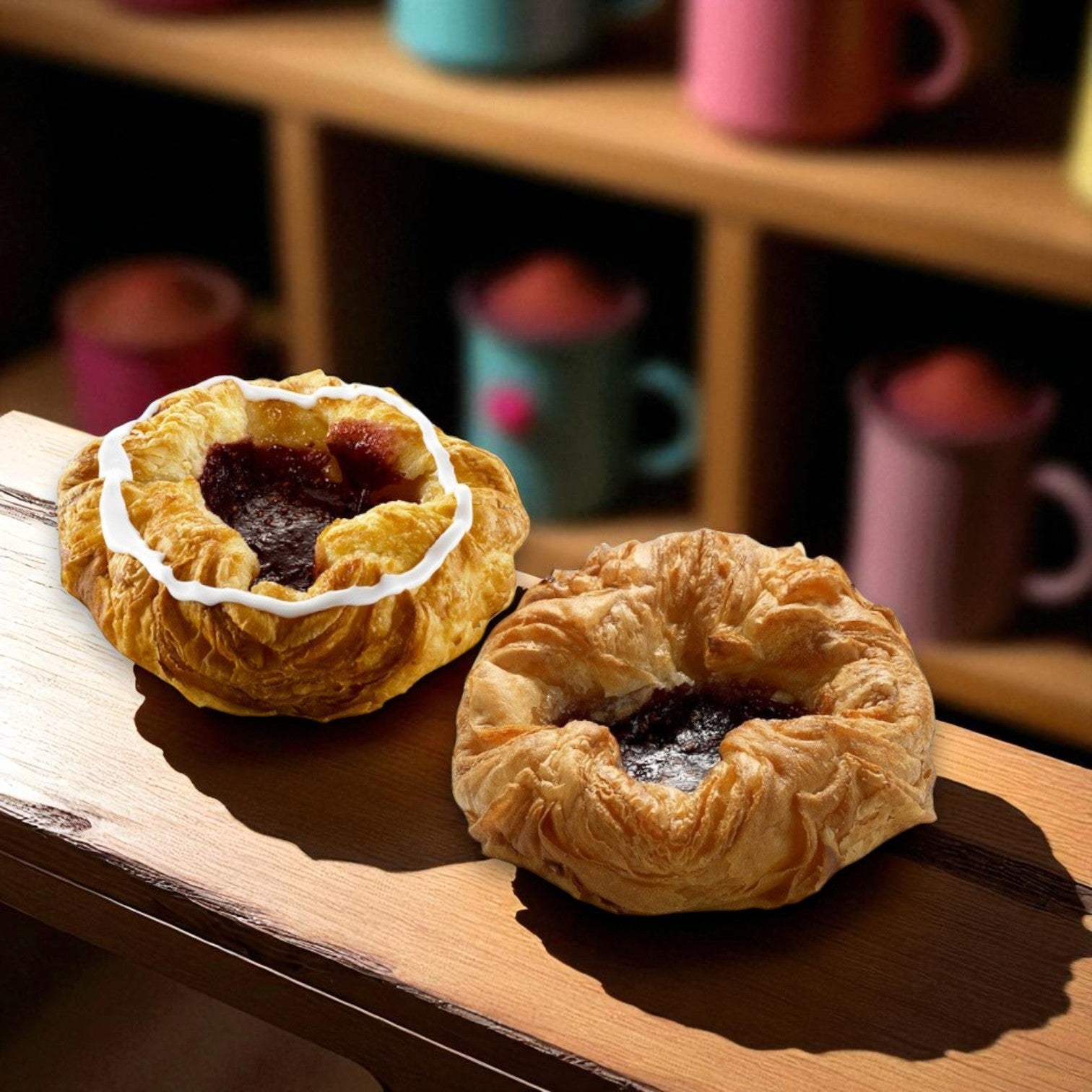 Schulstad USA Inc -  Preproofed Raspberry Crown Danish, 48 Count, 3.2 oz Each