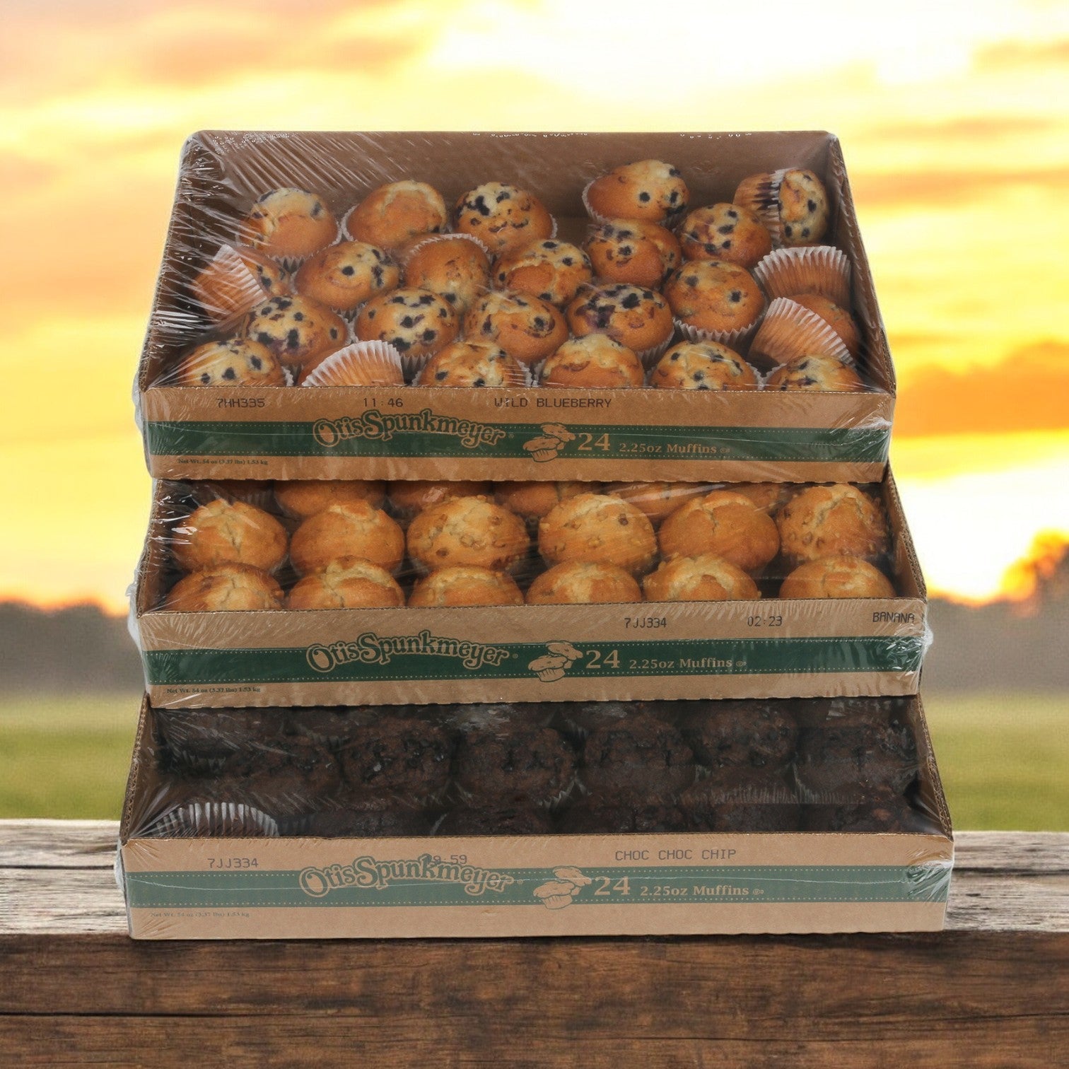 522 Buono! 生写真 36枚セット Otis Spunkmeyer Muffin Variety Blueberry Banana & Chocolate Chip, 1 Ca
