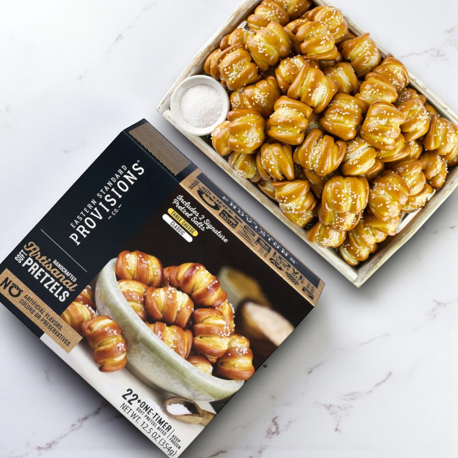 Eastern Standard Provisions Pretzels, Soft, Artisanal, Handcrafted, 13.1 oz.