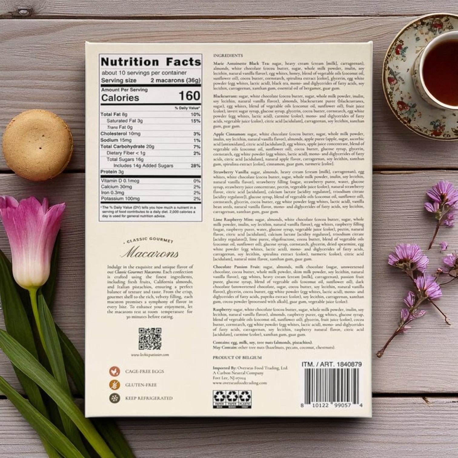 Le Chic Patissier Macarons, 21-Pack