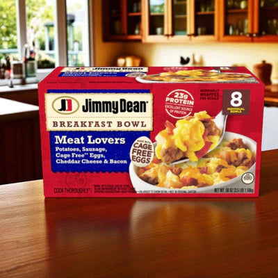 Jimmy Dean Breakfast Bowl, Meat Lovers, 8 Count - 1 Pack