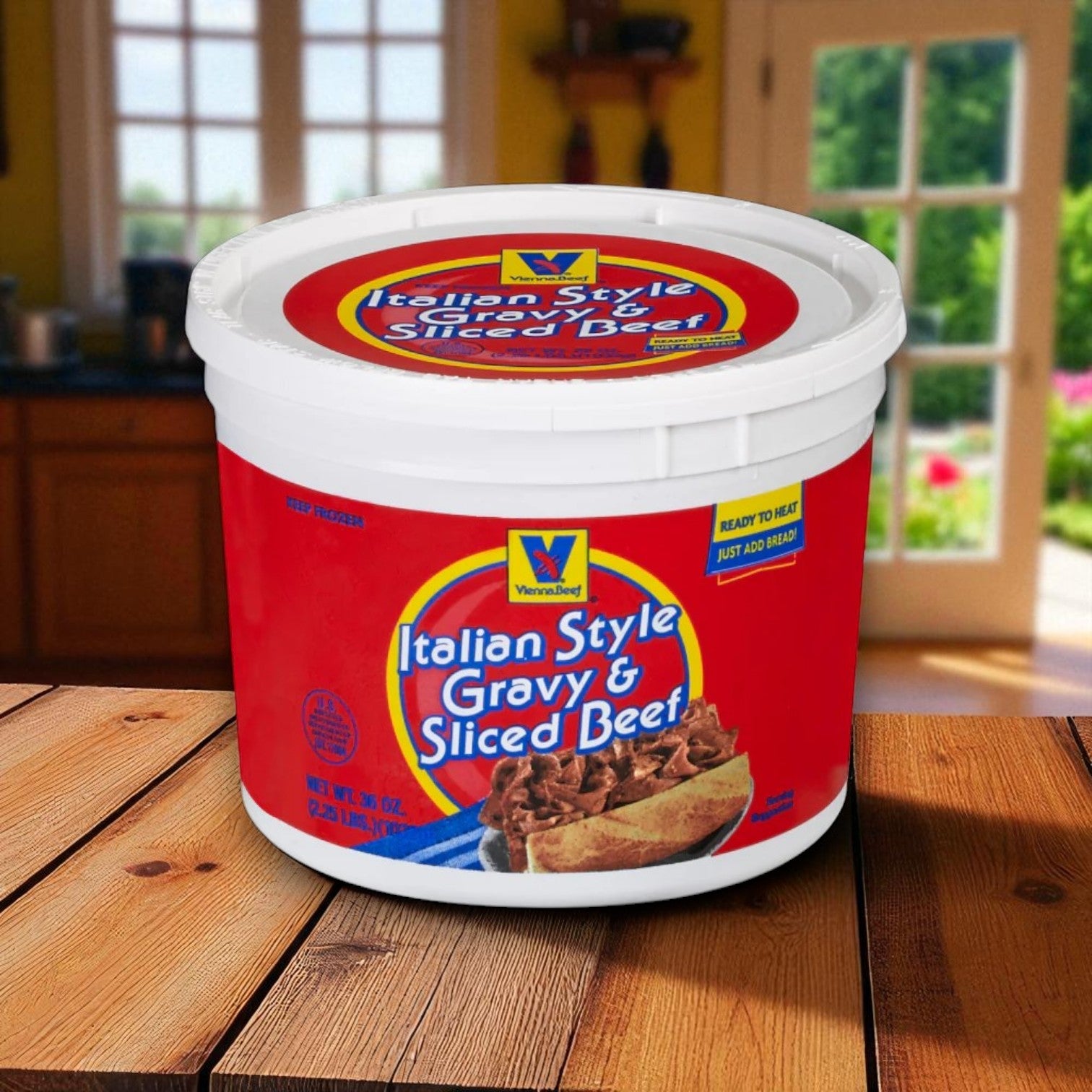 Vienna Beef Italian Gravy & Sliced Beef + Garrett Popcorn Mix