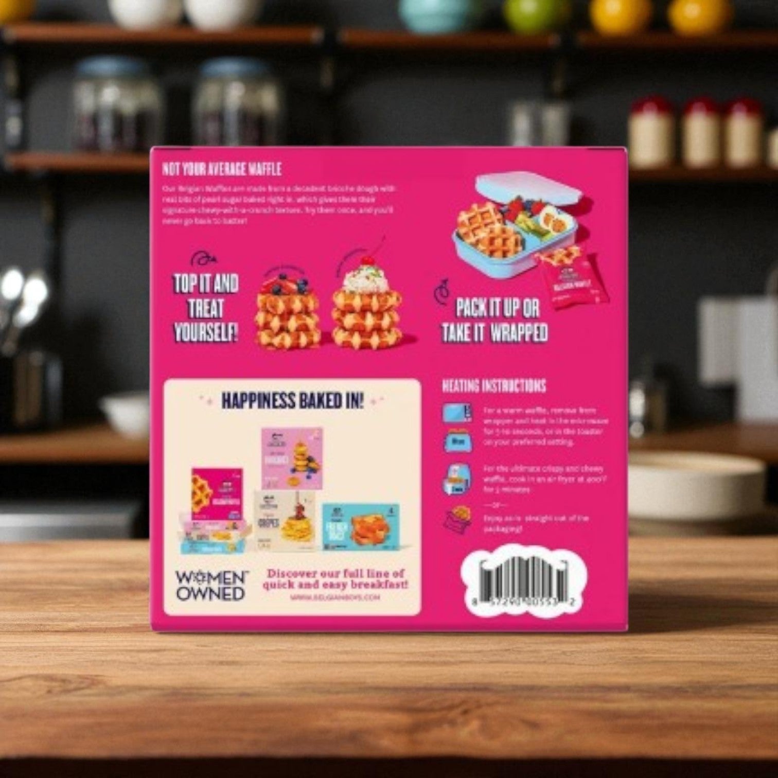 Belgian Boys Refrigerated Original Belgian Waffle- 5 Count- 3 Packs