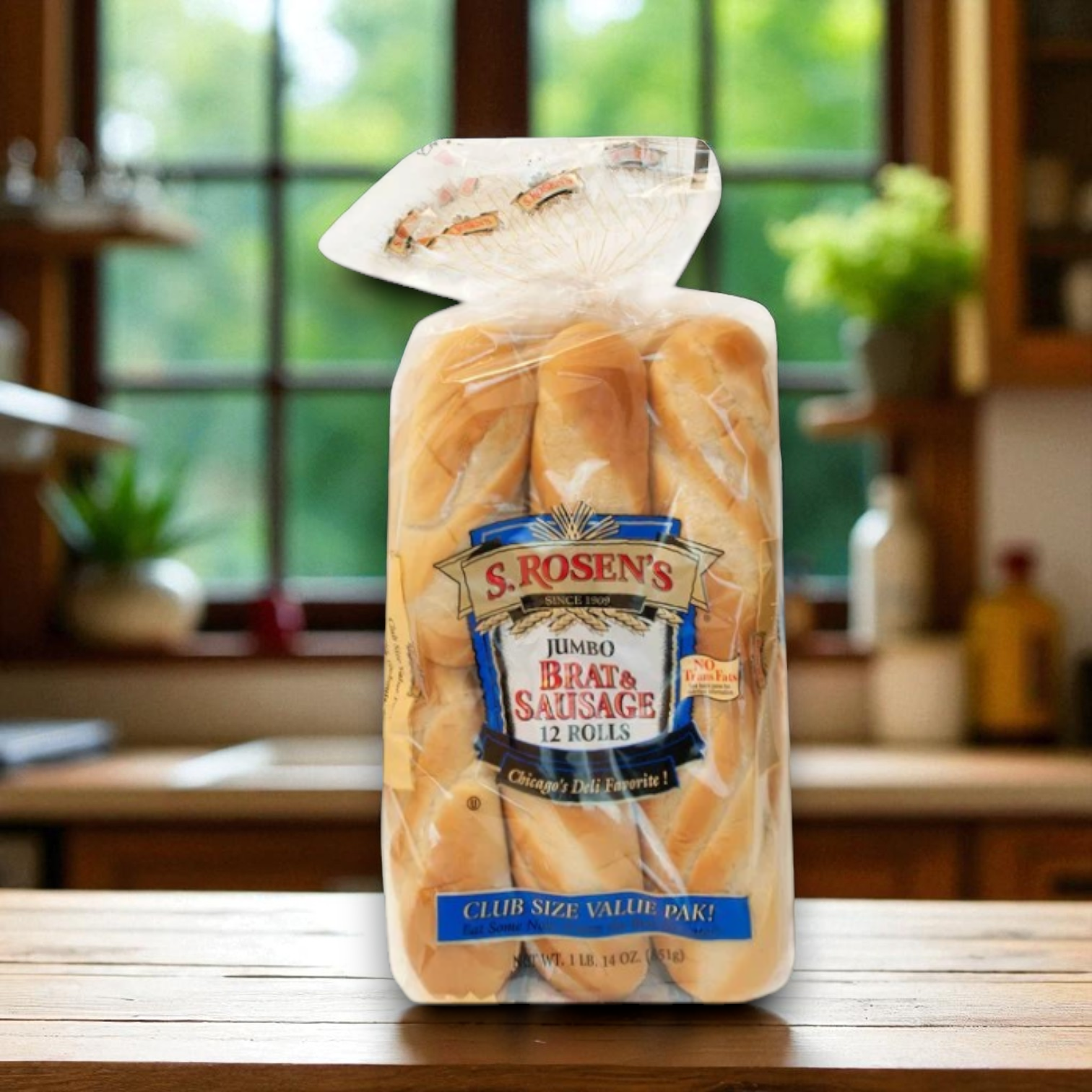 S. Rosen’s Jumbo Brat & Sausage Rolls – 12 Count